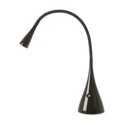 Lampada Da Scrivania Contemporanea Snake Acrilico Nero Led 3W 3000K