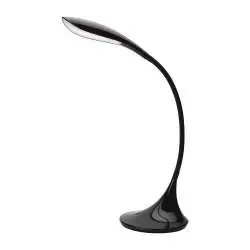 Lampada Da Scrivania Moderna Puddy Acrilico Nero Led 4,5W 3000K