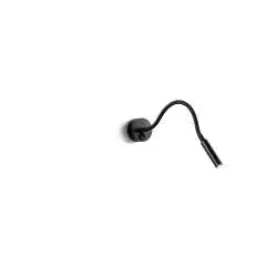 Applique Moderna Minispy Metallo Nero Led 3W 4000K