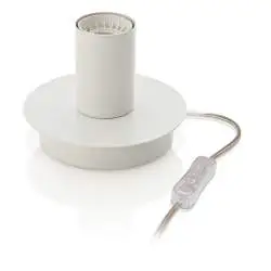 Abatjour Contemporaneo Up And Down Metallo Bianco 1 Luce E27