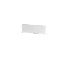 Applique Contemporanea Plank Metallo Bianco Acrilico Led 12W 4000K