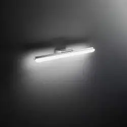 Applique Contemporanea Bold Metallo Cromo Acrilico Led 20W 4000K