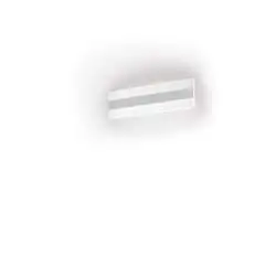 Applique Moderna Bend Metallo Bianco Acrilico Led 25W 3000K