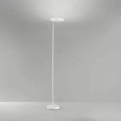 Piantana Moderna Ophelia Metallo Bianco Acrilico Led 15W 3000K