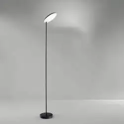 Piantana Moderna Ophelia Metallo Nero Acrilico Led 24W 3000K