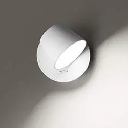 Applique Moderna Plug Metallo Bianco Acrilico Led 6W 3000K