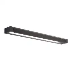 Applique Moderna Sway Metallo Nero Acrilico Led 23W 3000K