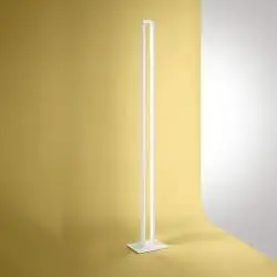 Piantana Moderna Sway Metallo Bianco Acrilico Led 27W 3000K