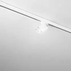 Faretto Per Binario Alluminio Bianco 1 Luce Gu10