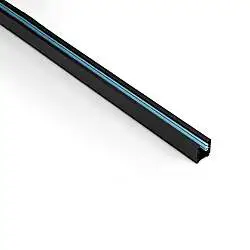 Profilo In Alluminio A Plafone Sistema Binario Nero