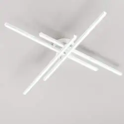Plafoniera Moderna Syncro Alluminio Bianco Led 58W Dimmerabile Ip20