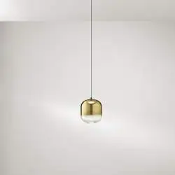 Vetro Borosilicato Contemporaneo Hunter Oro Specchiato D14