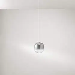 Vetro Borosilicato Contemporaneo Hunter Fumè Specchiato D14