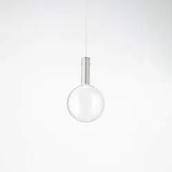 Vetro Trasparente Serie Ampolla D25Cm Con Cavo 200Cm