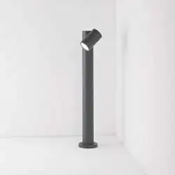 Paletto Esterno Contemporaneo Pull Alluminio Antracite 1 Gu10 Ip65