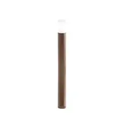 Paletto Esterno Contemporaneo Alluminio Corten 1 Luce E27 Ip54 H90
