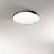 Plafoniera Moderna Halo Metallo Nero Oro Led 45W Dimmerabile Ip20