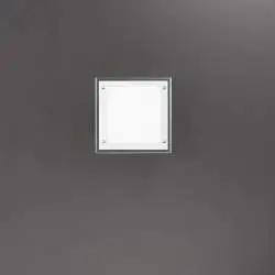 Plafoniera Moderna Plain Vetro Bianco Led 20W Dimmerabile Ip20