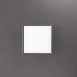 Plafoniera Moderna Plain Vetro Bianco Led 30W Dimmerabile Ip20