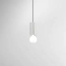Sospensione Minimal Idea Ceramica Bianco Lucido 1 Luce E27 Ip20