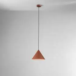 Sospensione Minimal Iconic Metallo Terracotta 1 Luce E27 Ip20 D30