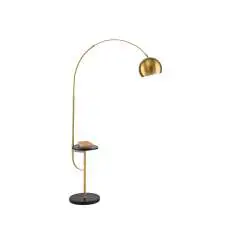 Piantana Contemporanea Tableau Metallo Ottone 1 Luce E27 Ip20