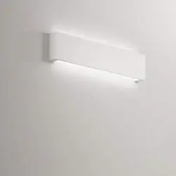 Applique Moderna Wall Gesso Metallo Bianco Led 12W 3000K Ip20