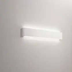 Applique Moderna Wall Gesso Metallo Bianco Led 18W 3000K Ip20