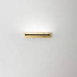 Applique Moderna Foglia Metallo Foglia Oro Led 18W Ip20