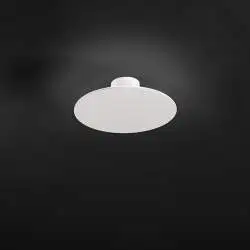 Plafoniera Moderna Nebula Metallo Bianco Led 15W Dimmerabile Ip20 D35