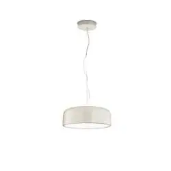 Sospensione Moderna Velia Metallo Bianco Led 20W Dimmerabile Ip20