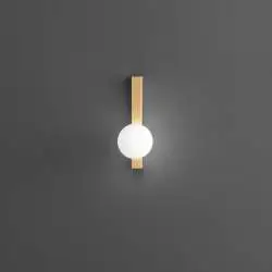 Plafoniera Minimal Snooky Metallo Oro 1 Luce G9 Ip20