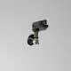 Faretto Moderno Binario Metallo Nero 1 Luce Gu10 Ip20