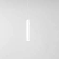 Sospensione Minimal Shot Metallo Bianco 1 Luce Gu10 Ip20