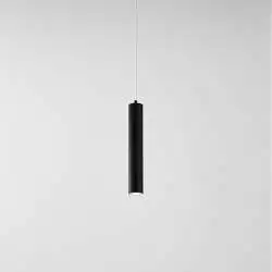 Sospensione Minimal Shot Metallo Nero 1 Luce Gu10 Ip20