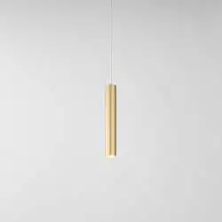 Sospensione Minimal Shot Metallo Oro 1 Luce Gu10 Ip20