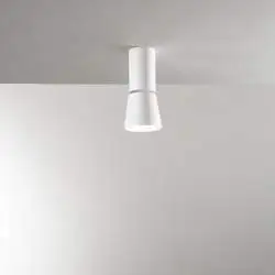 Plafoniera Moderna Kone Metallo Bianco Led 10W 3000K Ip20