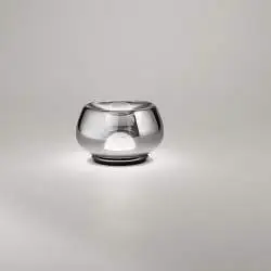 Lumetto Moderno Kave Metallo Vetro Specchiato Led 12W 3000K Dimmerabile Ip20