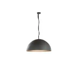 Sospensione Contemporanea Steel Metallo Grigio 1 Luce E27 Ip20 D60