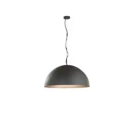 Sospensione Contemporanea Steel Metallo Grigio 1 Luce E27 Ip20 D80