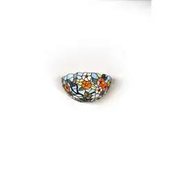 Applique Tiffany Vetro Multicolor 1 Luce E27