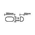 Plafoniera Esterno Contemporanea Quinn Pc Bianco 1 Luce E27 Ip44 RL116PLBI