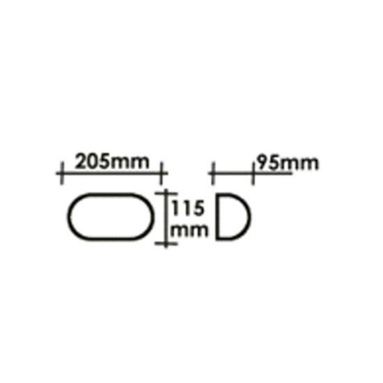 Plafoniera Esterno Contemporanea Quinn Pc Bianco Griglia 1 Luce E27 Ip44 RL116PL1BI