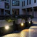 Plafoniera Esterno Contemporanea Peyton Pc Bianco 1 Luce E27 Ip54 RL115PLBI