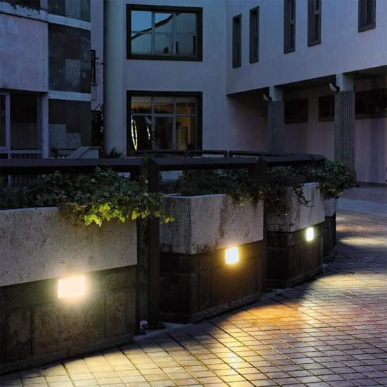 Plafoniera Esterno Contemporanea Peyton Pc Bianco 1 Luce E27 Ip54 RL115PLBI