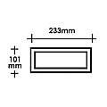 Plafoniera Esterno Contemporanea Peyton Pc Bianco 1 Luce E27 Ip54 RL115PLBI