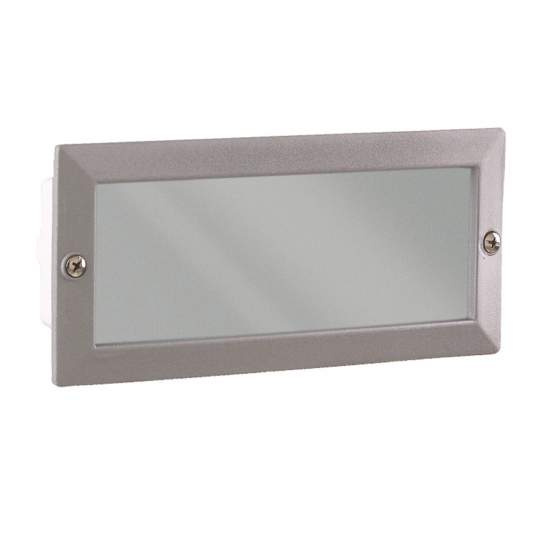 Plafoniera Esterno Contemporanea Peyton Pc Grigio 1 Luce E27 Ip54 RL115PLGR
