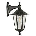 Applique Esterno Riley Alluminio Nero Giu' 1 Luce E27 Ip44 RL117AP1NE