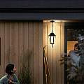 Sospensione Esterno Riley Alluminio Nero 1 Luce E27 Ip44 RL117LSNE