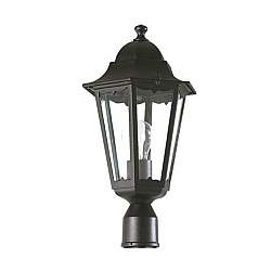 Testa Palo Esterno Sawyer Alluminio Nero 1 Luce E27 Ip44 Testa Palo Esterno Sawyer Alluminio Nero 1 Luce E27 Ip44